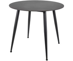 Signal Meble Valgomojo stalas SIGNAL Rion 90x90x76 cm, juoda