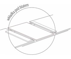 Signal Meble Valgomojo stalas EXEL, 140(180) x 85 cm