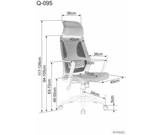 Signal Meble Fotel Q-095 pasukama kėdė