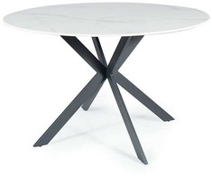 Signal Meble Valgomojo stalas TALIA FI120, balta/juoda