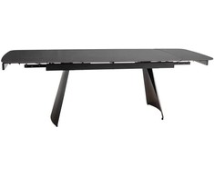 Signal Meble Valgomojo stalas Bacardi, 160-240 x 90 cm, juoda