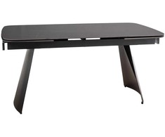 Signal Meble Valgomojo stalas Bacardi, 160-240 x 90 cm, juoda