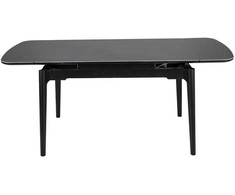 Signal Meble Valgomojo stalas Sento, 120-180 x 80 cm, juoda