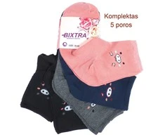 Bixtra Moteriškos medvilninės kojinės 7059 (5 poros)