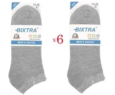Bixtra Sporto ir laisvalaikio trumpos vyriškos kojinės 1192 , 6 poros