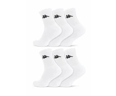 KAPPA® baltos vyriškos sportinės kojinės, 6 poros