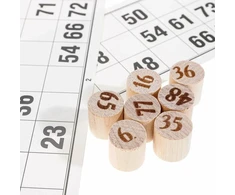 Klasikinis medinis loto – stalo žaidimas