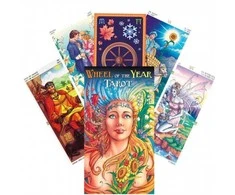 Originalios taro kortos WHEEL OF THE YEAR, Lo Scarabeo®