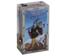 LO SCARABEO Originalios Permatomos UNIVERSAL TRANSPARENT TAROT kortos