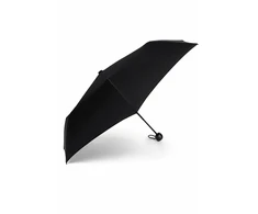 Vyriškas neautomatinis mini sulankstomas skėtis, juodas, N351
