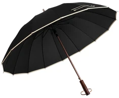 Didelis 128 cm skėtis unisex VELVETTA-3, juodas