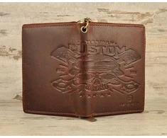 Peterson Vyriška odinė piniginė su grandinėle AMERICAN CUSTOM