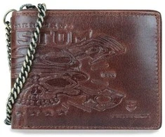 Peterson Vyriška odinė piniginė su grandinėle AMERICAN CUSTOM-2