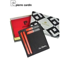Pierre Cardin Vyriška odinė piniginė / kortelių dėklas EVAN