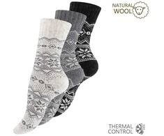 Vca Textil Norvegiškos vilnonės kojinės , unisex, Hygge, 3 poros