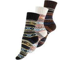 Vca Textil Norvegiškos vilnonės kojinės , unisex, Hygge, 3 poros