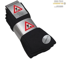 Vca Textil Vyriškos juodos darbo kojinės, 5 vnt.