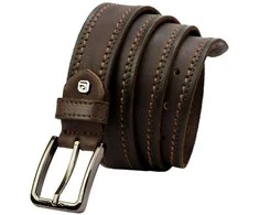 Vyriškas odinis diržas PIERRE CARDIN 3,5 cm