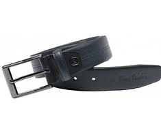 Vyriškas odinis diržas PIERRE CARDIN 8004a, mėlynas