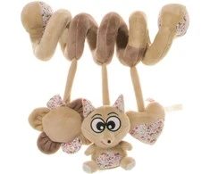 4Baby žaislas spiralė vežimėliui lapė F07