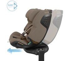 Automobilinė kėdutė Maxi-Cosi Emerald 360 Pro, su IsoFix, 40–150 cm, rudos spalvos