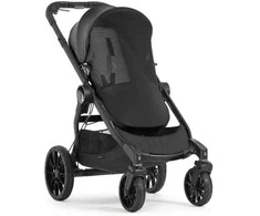 Baby Jogger City Select vežimėlis su tinkleliu nuo uodų, juodas