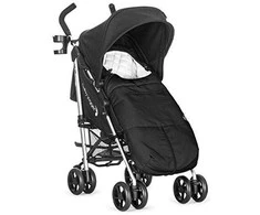 Baby Jogger - šiltas miegmaišis vežimėliui | juodas