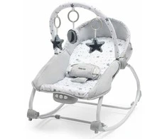 Daugiafunkcinė supama kėdutė kūdikiui Baby Mix žvaigždės žalia