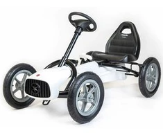 Pedalinis gokartas Baby Mix Buggy balta