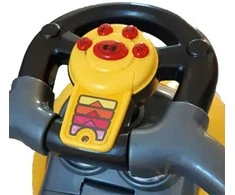 Baby Mix Mega Car geltonas 3in1 Baby Mix Mega Car