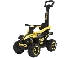Baby Mix Mega Baby Bike su kreipiančia juosta geltona