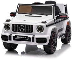 Elektromobilis Baby Mix Mercedes-Benz G63 AMG baltas