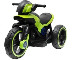 Baby Mix POLICE elektrinis motociklas žalias