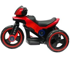 Baby Mix POLICE elektrinis motociklas raudonas
