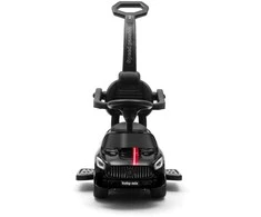Baby Mix RACER juodos spalvos kūdikis su garsu ir kreiptuvu