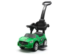 Baby Mix RACER žalios spalvos kūdikių šokinukas su garsu ir kreiptuvu