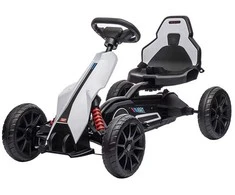 „Baby Mix Speedster“ – vaikiškas pedalinis gokartas | Baltas