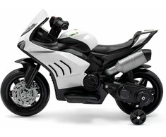 Vaikiškas elektrinis motociklas Baby Mix Supersport baltas