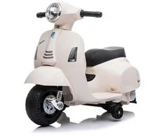 Baby Mix Vespa elektrinis motociklas baltas