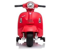 Baby Mix elektrinis motociklas Vespa raudonas