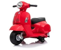 Baby Mix elektrinis motociklas Vespa raudonas