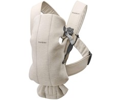 BABYBJORN nešioklė MINI 3D JERSEY, light beige, 021087