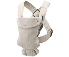 BABYBJORN nešioklė MINI 3D JERSEY, light beige, 021087
