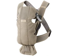 BABYBJORN nešioklė Mini Greige 3D Mesh