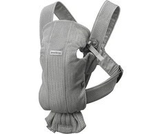 BABYBJORN nešioklė Mini, Mesh 3D, Pilkas, 021018