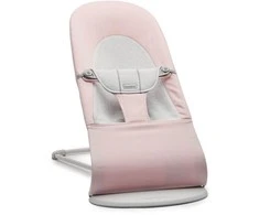 BABYBJORN gultukas BALANCE SOFT cotton/jersey, šviesiai rožinė / pilka (Nemokamas pristatymas)