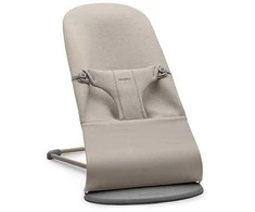 BabyBjorn Bliss 3D Jersey - leżaczek dziecięcy | Piaskowoszary