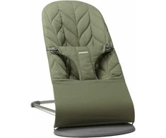 BabyBjörn Bliss Woven/Petal Quilt kūdikio gultukas, tamsiai žalias