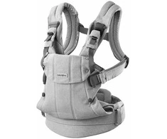BabyBjorn Harmony - ergonomiška nešynė naujagimiams ir kūdikiams | Austas šviesiai pilkas melanžas