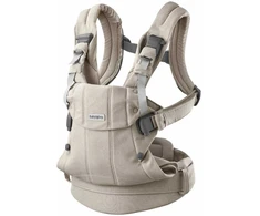 BabyBjorn Harmony - ergonomiška nešynė naujagimiams ir kūdikiams | Austi šviesiai smėlio spalvos